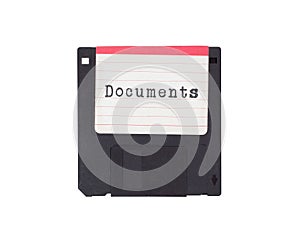 Floppy disk, data storage support