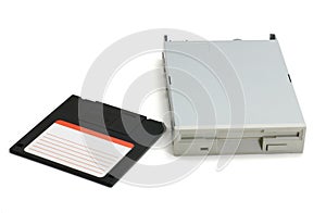 Floppy disk and drive