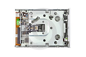 Floppy disk drive disassembled 02