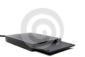 A 3.5` floppy disk and drive