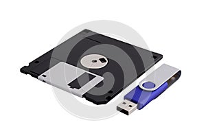 Floppy Disk & Flash Drive