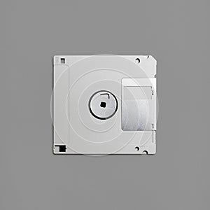 Gray floppy disc
