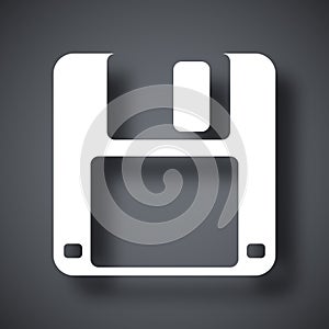 Vector floppy icon