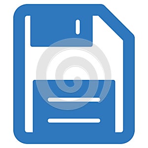 Floppy Disk Isolated Vector icon which can easily modify or edit