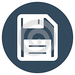 Floppy Disk Isolated Vector icon which can easily modify or edit