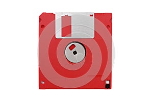 Floppy disk isolated on