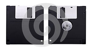 Floppy disk isolated on white