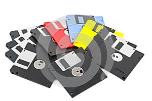 Floppy disk magnetic computer