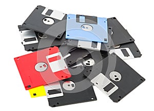 Floppy disk magnetic computer