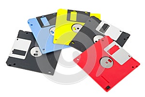 Floppy disk magnetic computer