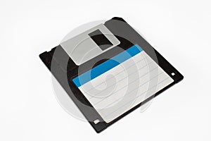 Floppy disk on white background