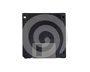 Floppy disk on a white background setting