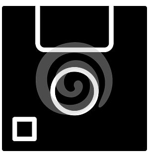 Floppy Isolated Vector Icon That can be easily Modified or Edited.