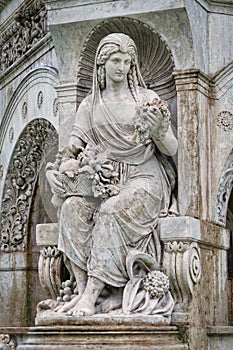 Flora fountain in Mumbai, India, Famous heritage Landmark