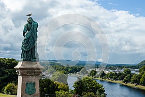 Flora MacDonald statue - Inverness, Scotland