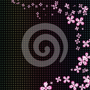 Floral abstract background