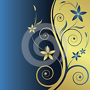 Floral abstract background