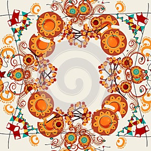 Floral abstract designs