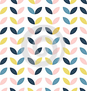 Floral Abstract Flower seamless pattern
