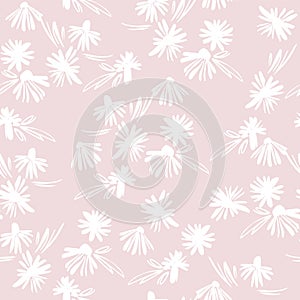 Floral abstract seamless pattern. Vector design for different surfases.