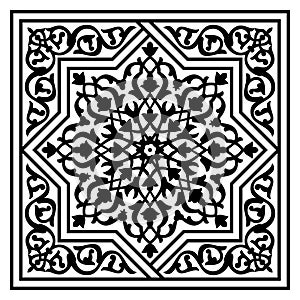 Floral arabic pattern