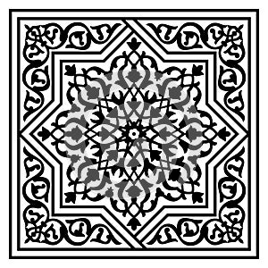 Floral arabic pattern