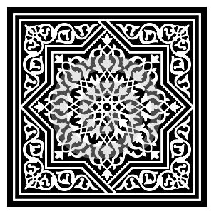 Floral arabic pattern photo