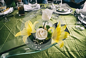Floral arrangement photo
