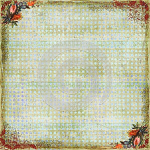 Floral Art Scrapbook Background