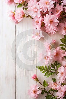 Floral background for congratulations Beautiful magenta azaleas flowers 1690445549141 3