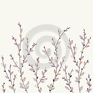 Floral background. Design elements