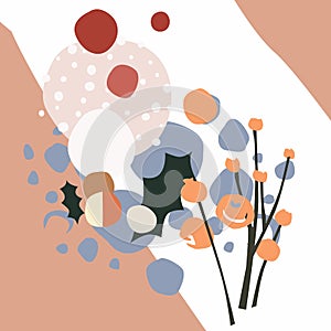 Floral background illustration