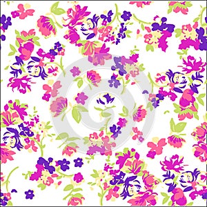 Floral background for textiles. Wall Art, textiles wrapping paper.