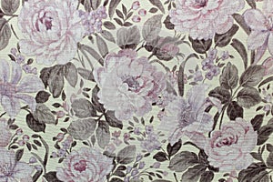 Floral background Wallpaper on the wall