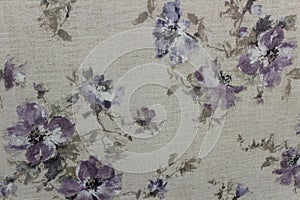 Floral background Wallpaper on the wall