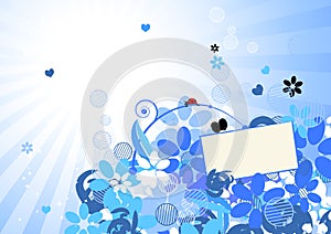 Floral background for your design