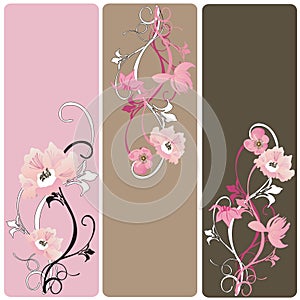 Floral banners