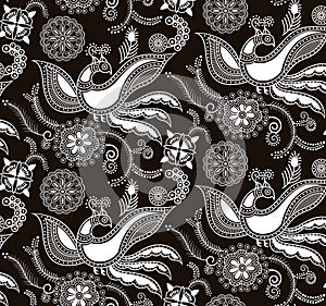 Floral and Bird Pattern