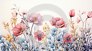 floral botanical background