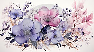 floral botanical background