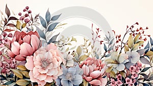 floral botanical background