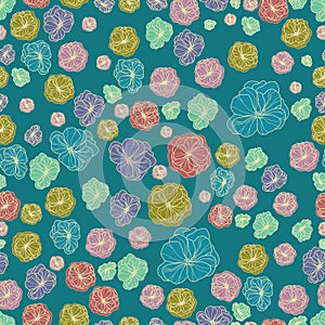 Floral botany pattern