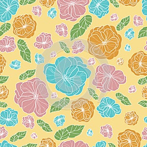 Floral botany pattern