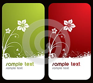 Floral business cards