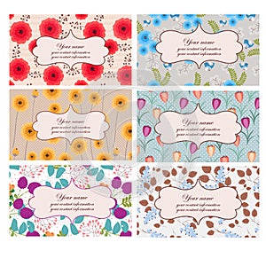 Floral business cards