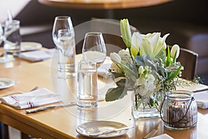 Floral Centerpiece on a table