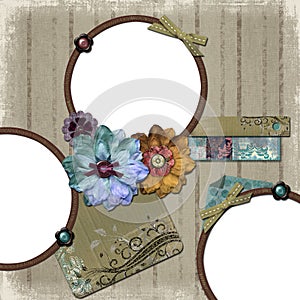 Floral Country Photo Frame