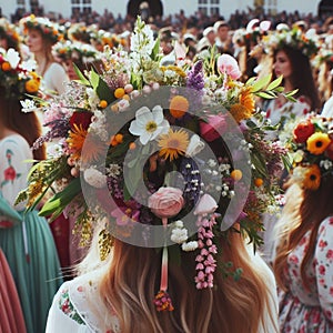 Floral Crowns and Fertility Rites Traditions of May Day photo