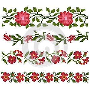 Floral decorative elements