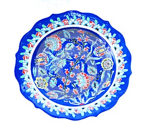 The floral decorative plate